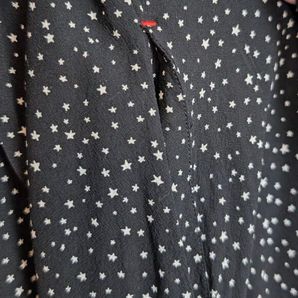 Ines De La Fressange Black Starry Wrap Dress - Picture 6 of 10